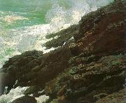 High Cliff, Coast of Maine Winslow Homer